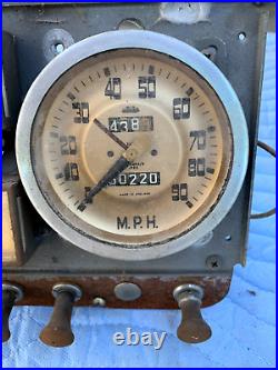 Original 1953 Riley Rme Dash Set Gauges Speedo Clock Interior Dashboard Jaeger