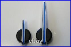 Premium Escalade Speedo Cluster Pointers Set 2003-2013 GM Black Chrome Blue New